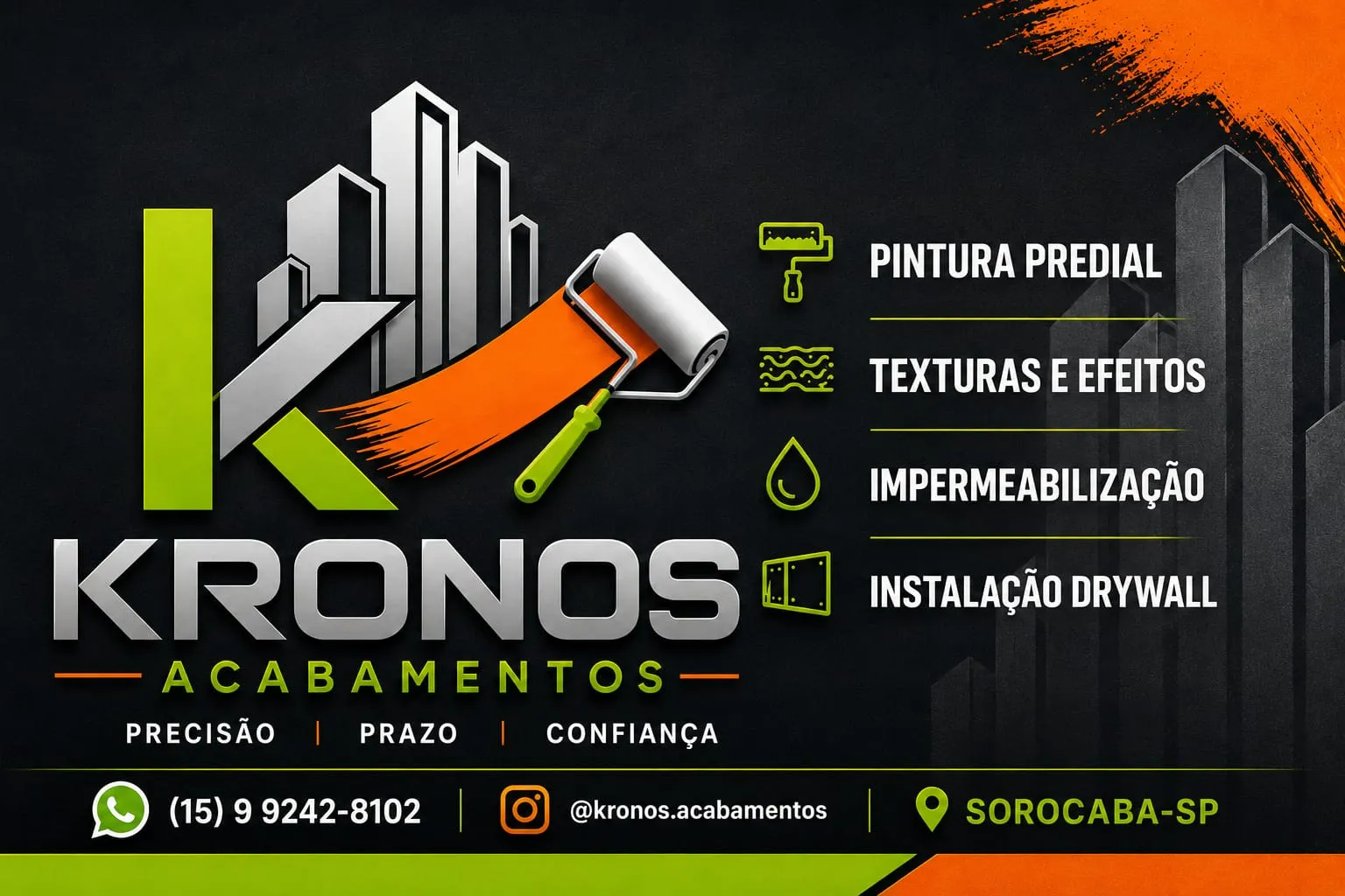 Kronos , Pintura e Drywall